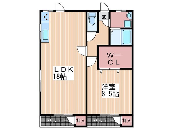 コーポ高島の物件間取画像